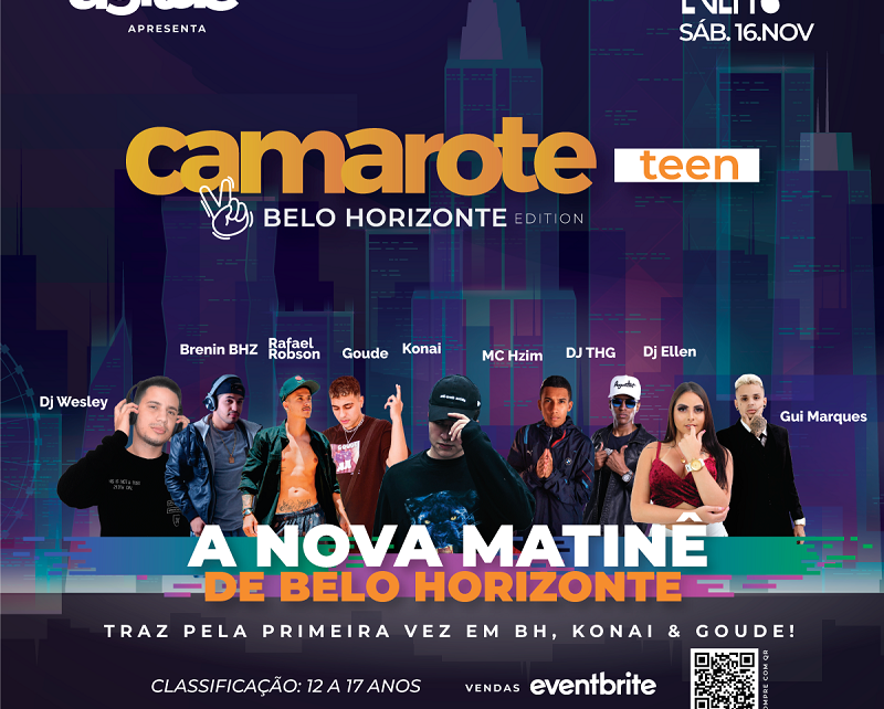 Pré venda de Ingressos do Camarote Teen começa amanhã 07 de Junho a partir das 14 horas